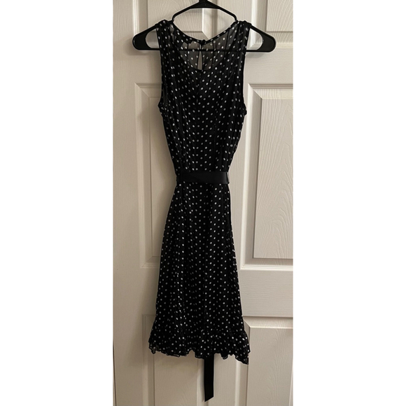 JESSICA HOWARD DRESS POLKA DOTS~AUDREY HEPBURN VIBE~8 - Picture 1 of 13